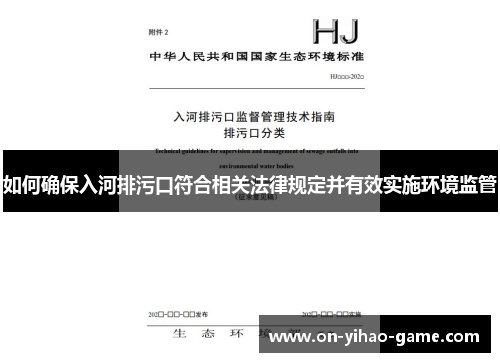如何确保入河排污口符合相关法律规定并有效实施环境监管